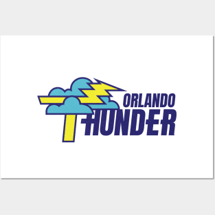 Defunct Orlando Thunder WLAF Football 1991 Posters and Art